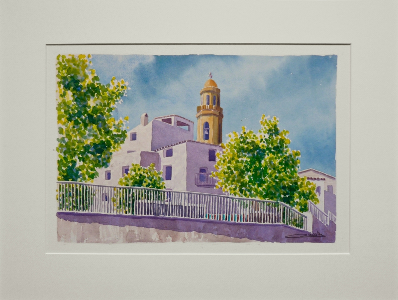 Aquarelle Salvador Cavalle 
