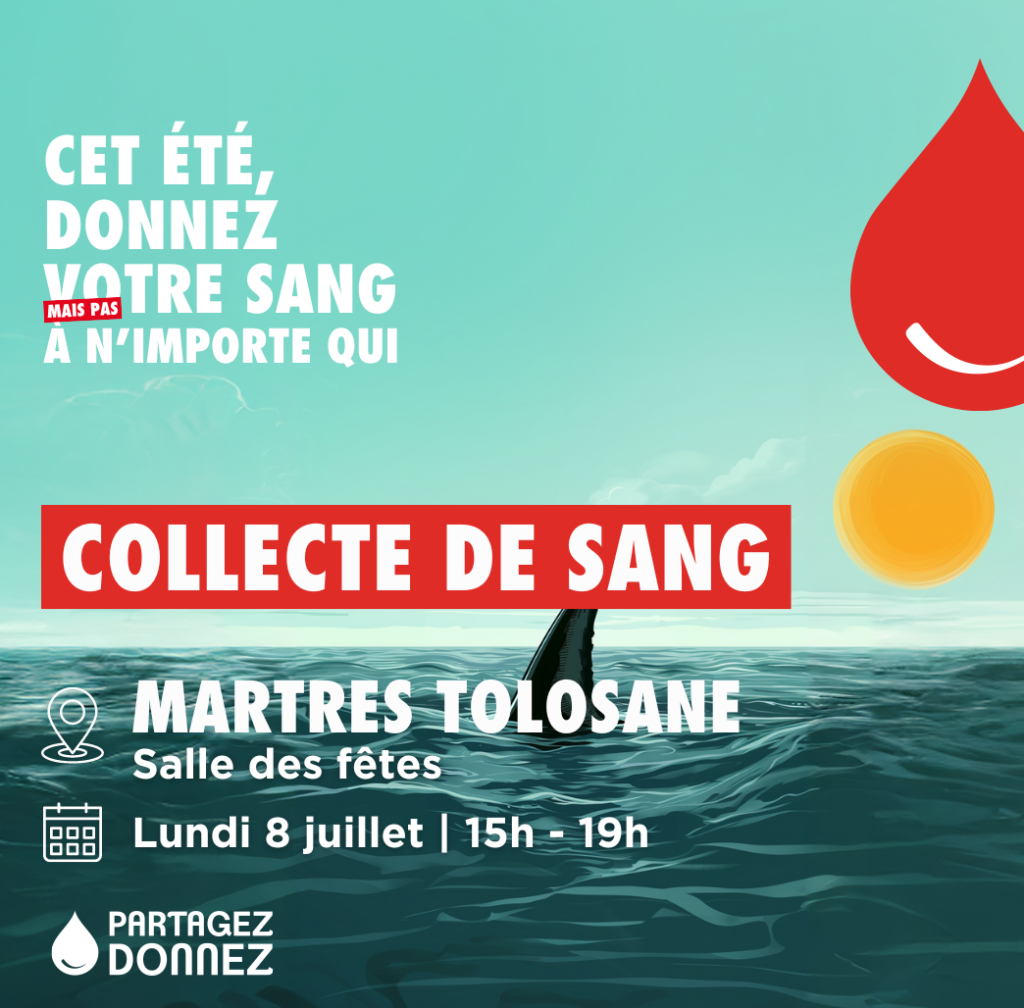 COLLECTE DE SANG – Lundi 8 juillet