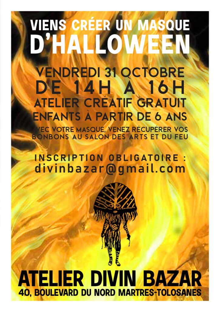 Atelier masque d’Halloween