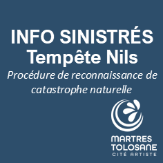 Tempête Nils – Demande reconnaissance de catastrophe naturelle