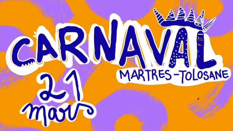 Affiche Carnaval Martres-Tolosane 21 mars Angonia Espace culturel