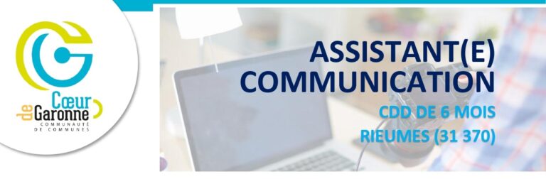 Poste d&rsquo;assistant de communication en CDD